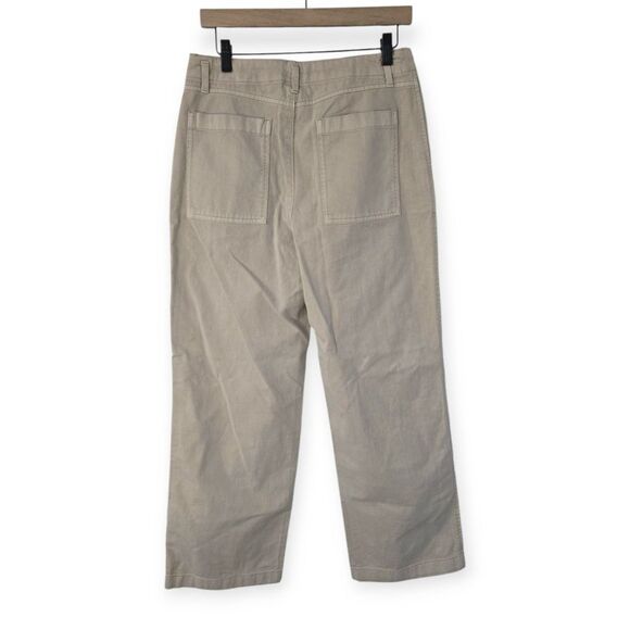 NWT GAP Jeans Womens 6 90s Loose Kahki Beige Straight Leg Baggy Stretch Cotton - Picture 2 of 4